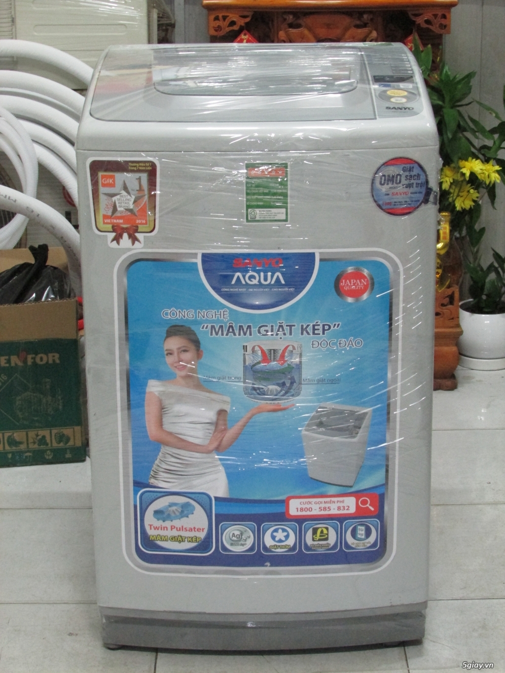 Máy giặt PANASONIC 7KG,SANYO 7KG mới đẹp,bền mà rẽ. - 1