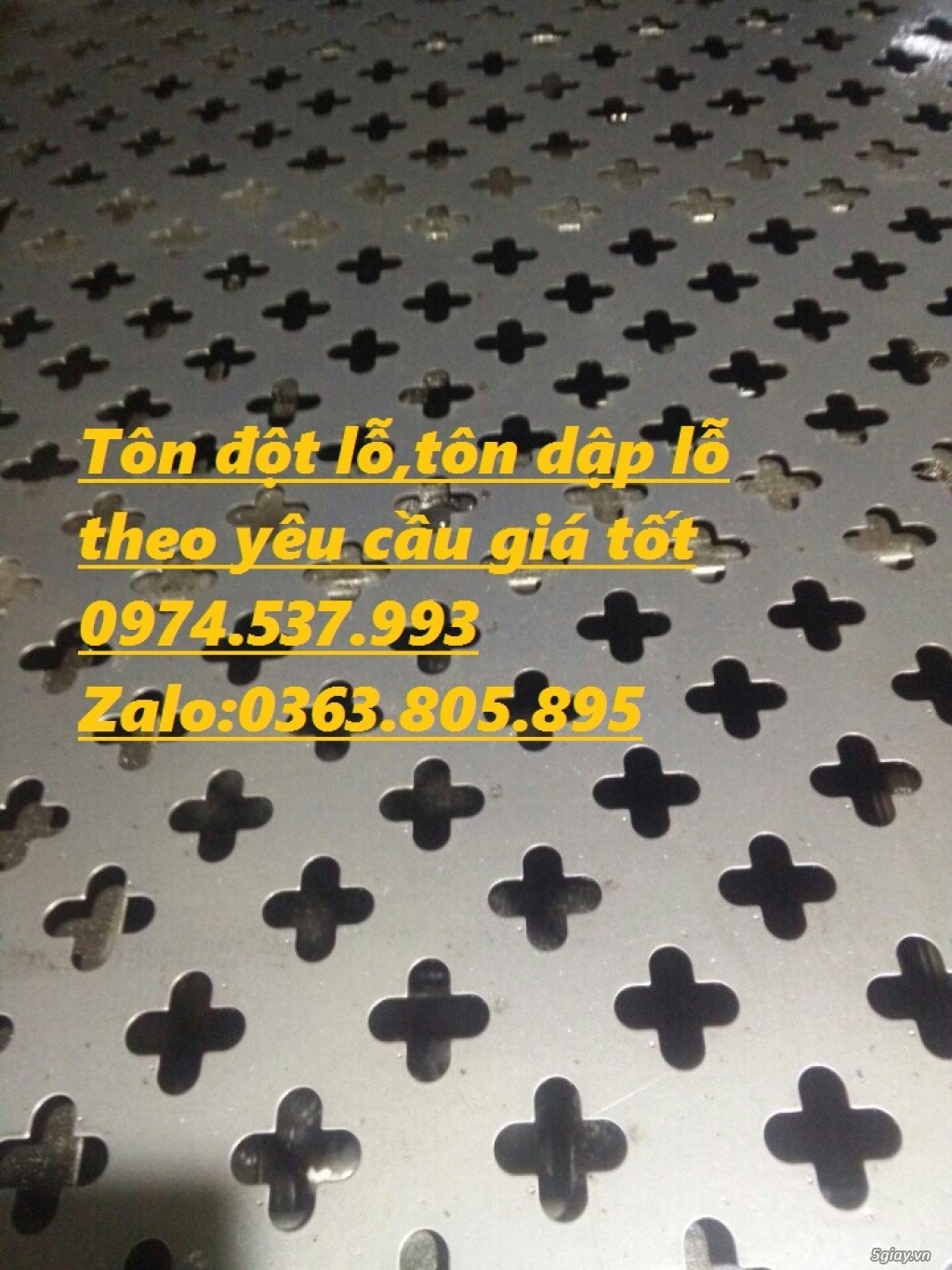 Sản xuất tôn đột lỗ,tôn đục lỗ giá rẻ hàng có sẵn - 2