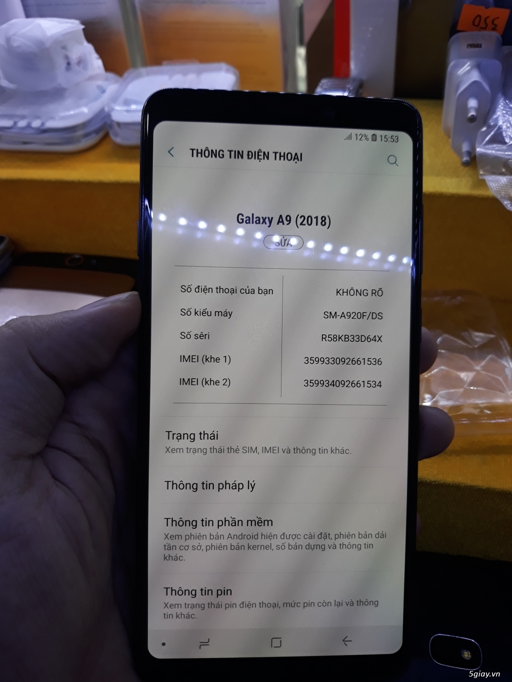 Cần bán Samsung A9 2018 còn bảo hành tới 12/2019 - 1
