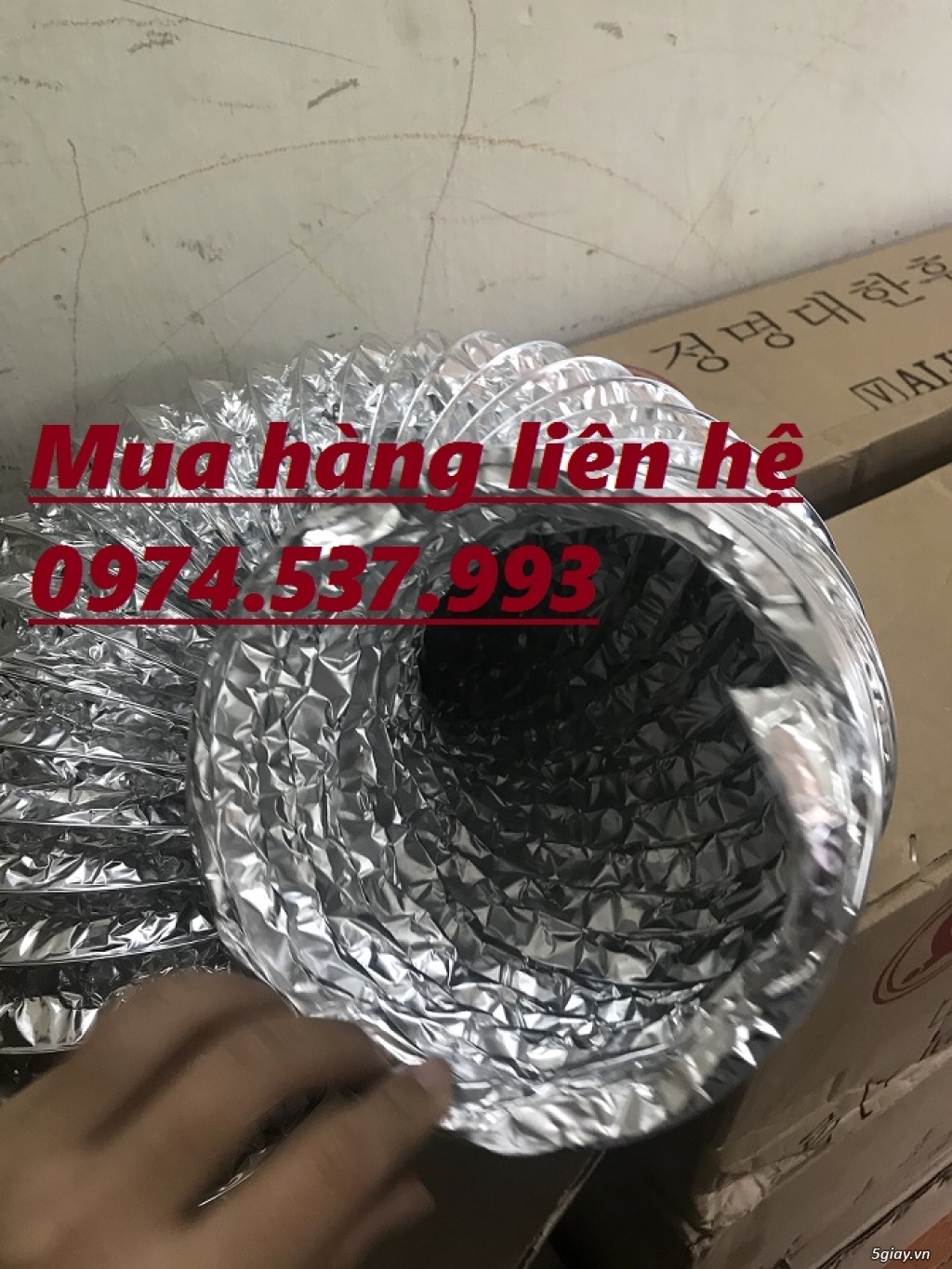 Ống gió,ống hút mùi,ống thông khí D75-D500 giá cực rẻ - 1