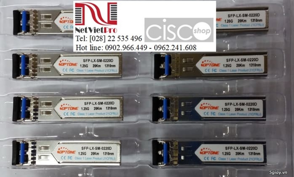 Module Quang Optone 1.25G 2 Sợi và  SFp Cisco