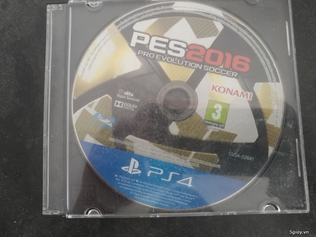 PS4 sony Việt Nam fullbox, 2 tay cầm kèm đĩa PES 2016 giá 5 triệu - 1