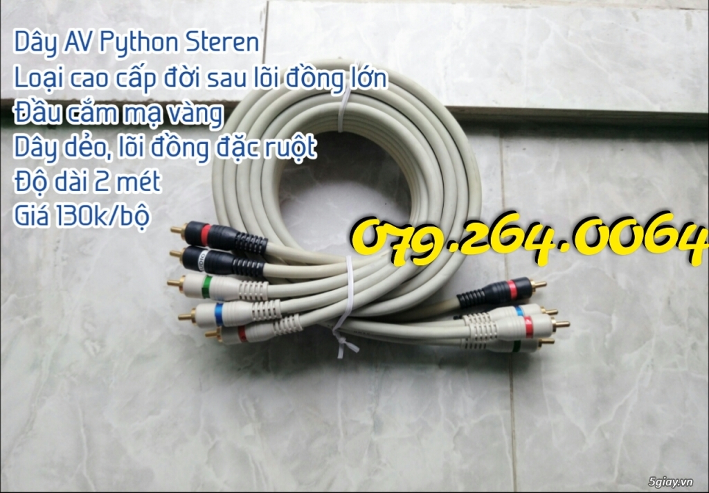 Dây audio các loại : AV,3.5mm,optical,HDMI,dây loa - 7