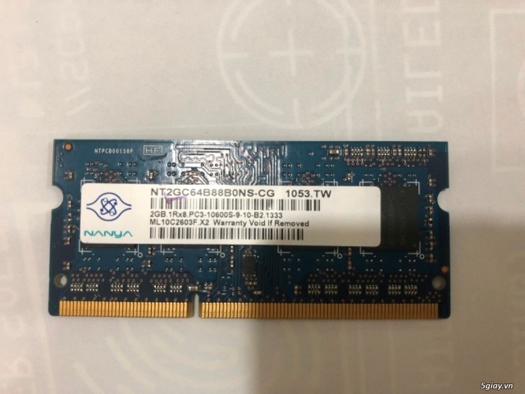 DDR3 LAPTOP 2GB BUS 1333