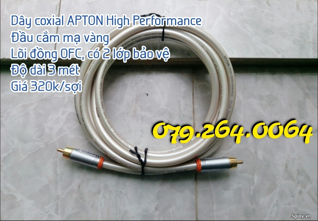 Dây audio các loại : AV,3.5mm,optical,HDMI,dây loa - 19