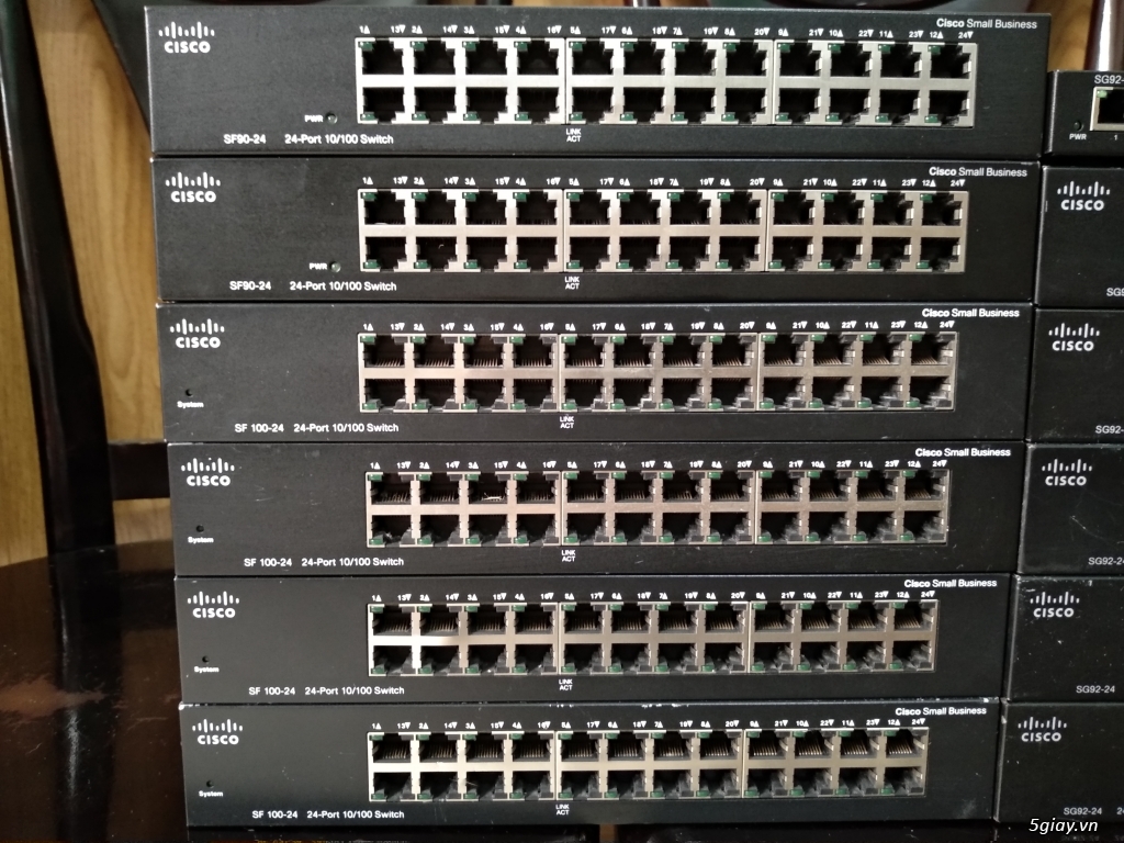 Bán switch Cisco SG92-24, SF100-24, SF90-24, HP 1810-24G