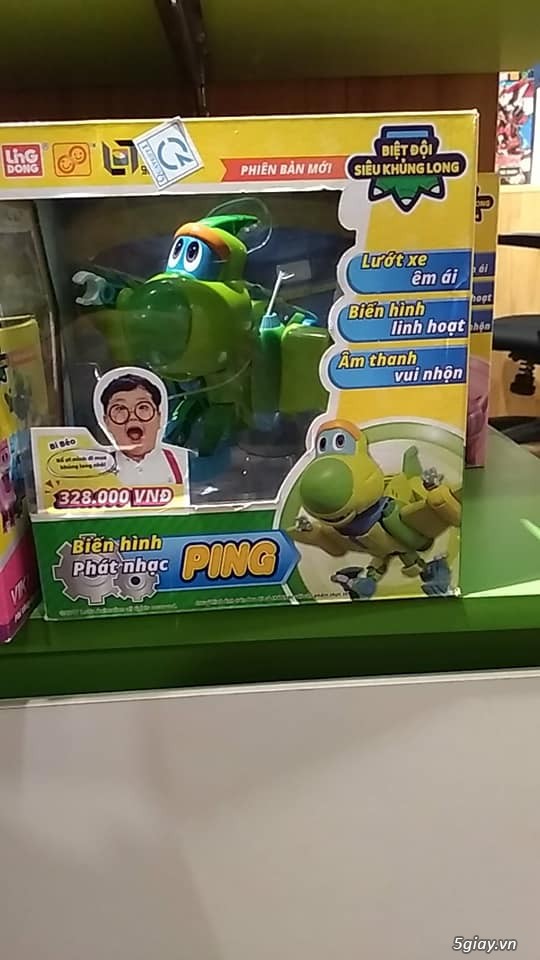 đồ chơi biệt đội siêu khủng long ggo dino - 1