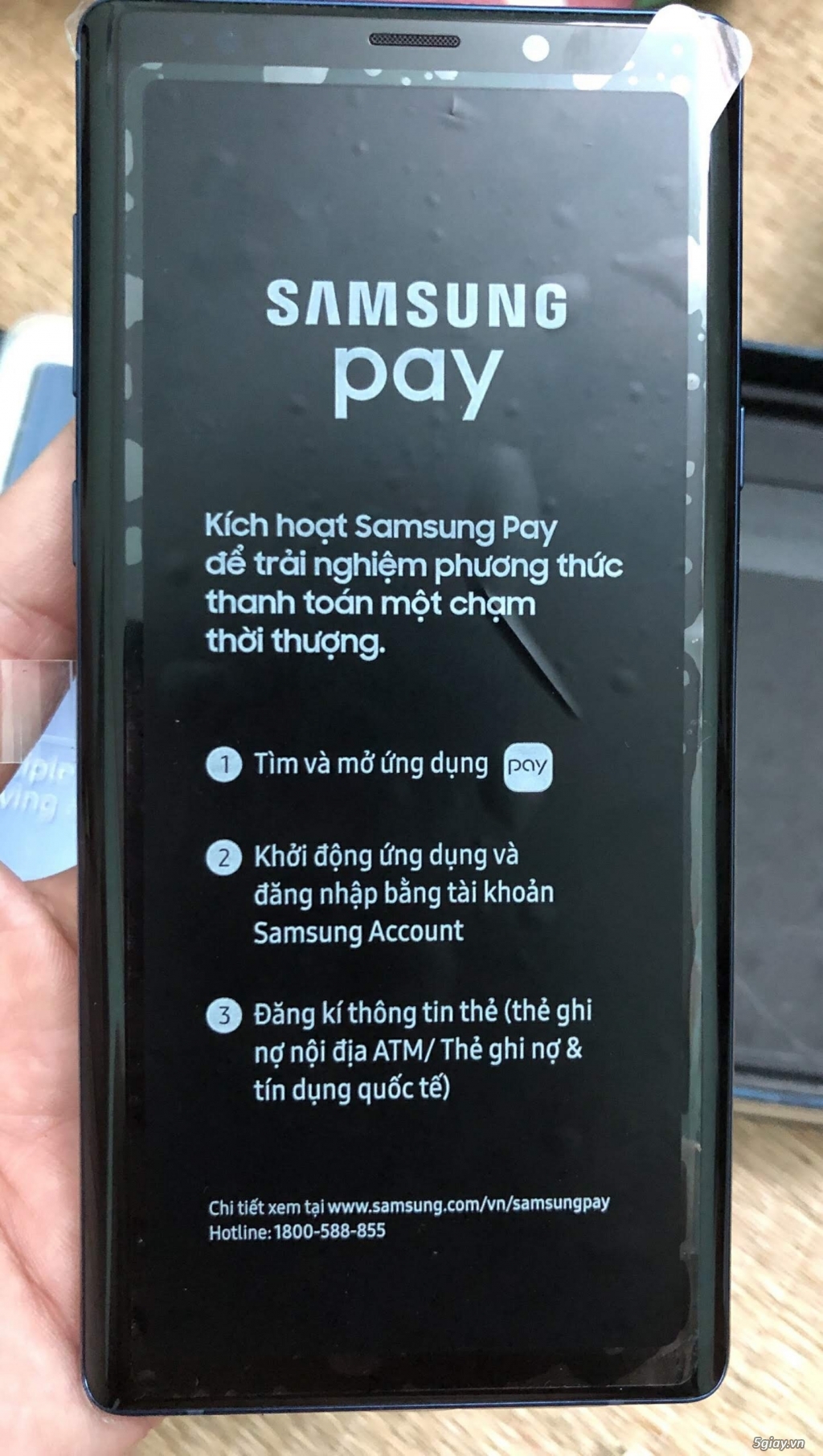 Cần bán: samsung note 9 ocean blue 128gb like new full box - 2