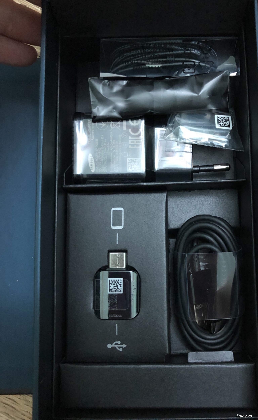 Cần bán: samsung note 9 ocean blue 128gb like new full box - 4