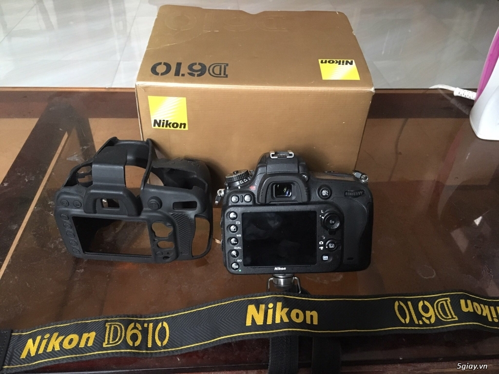 Bán Nikon D610 fullbox đẹp như mới - 3