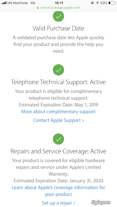 Apple watch sr3 42mm VN/A ít dùng còn BH gần 11 tháng - 4