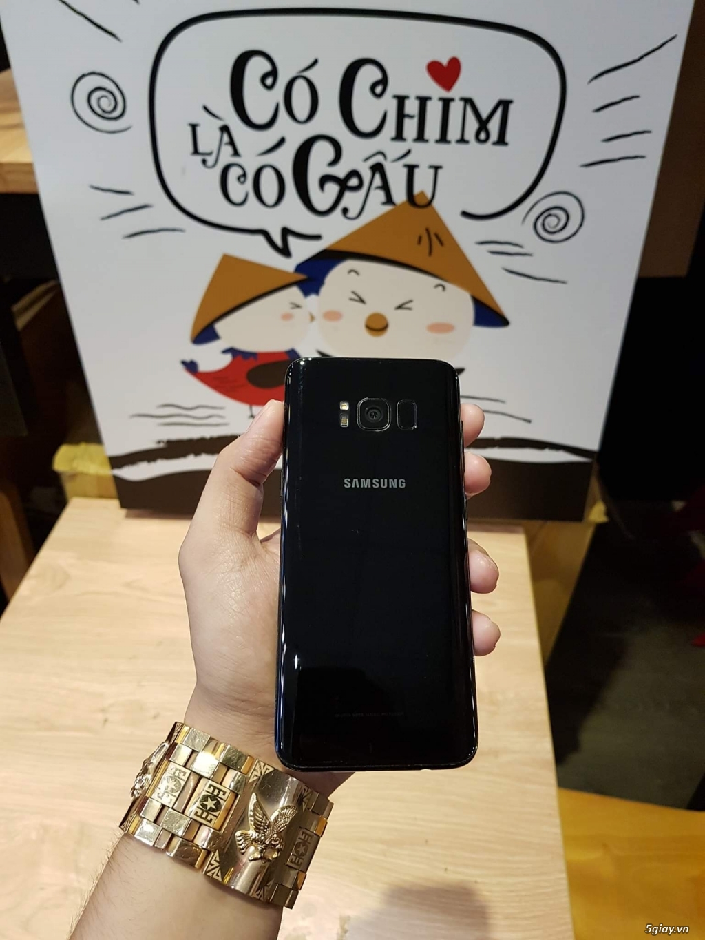 Galaxy s8 2 sim / like new/ xách tay quốc tế - 1