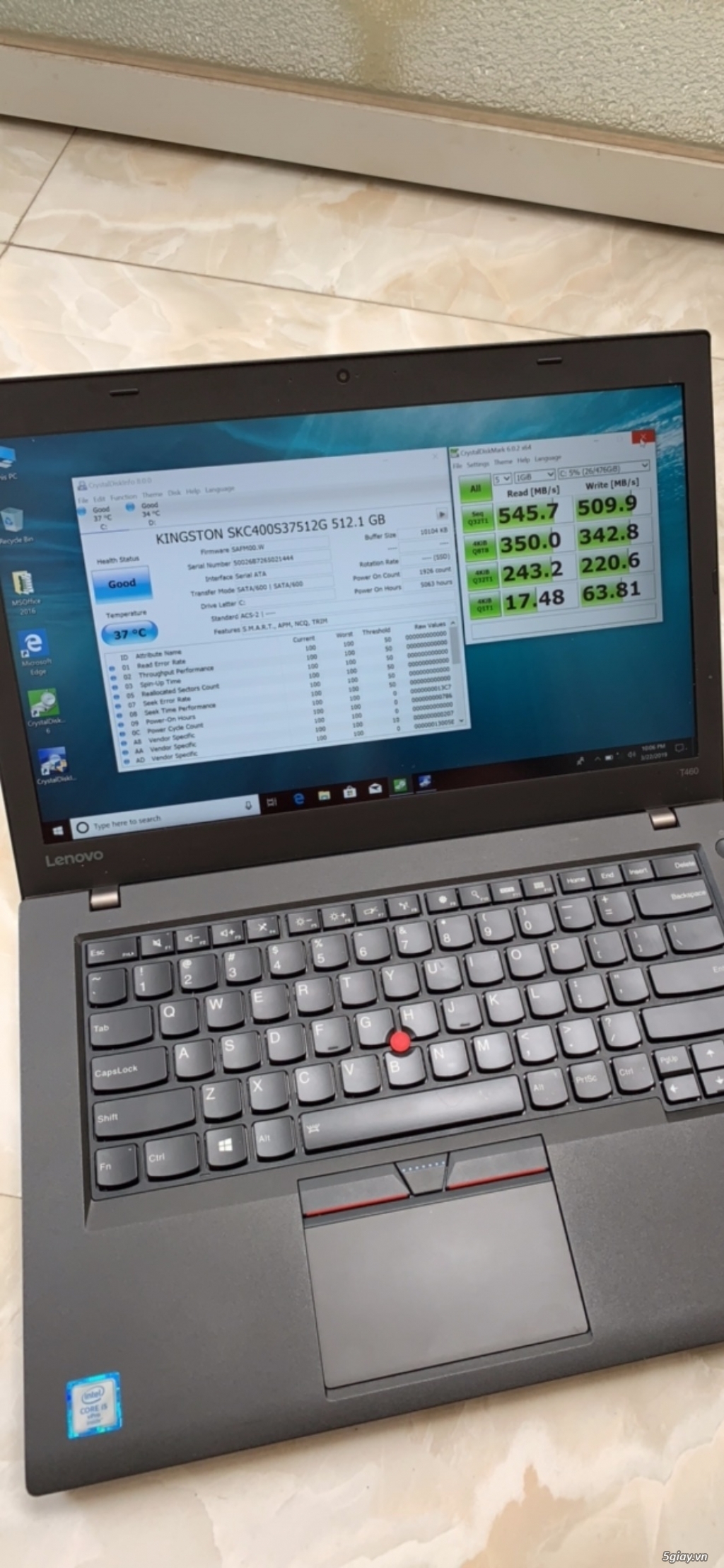 Thinkpad T460 ssd 512Gb