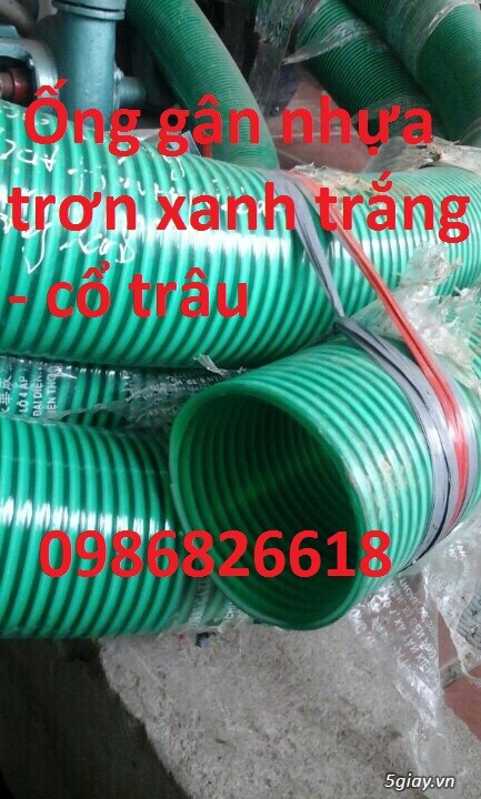 Cung cấp ống gân nhựa trắng, xanh phi 40 ống cổ trâu