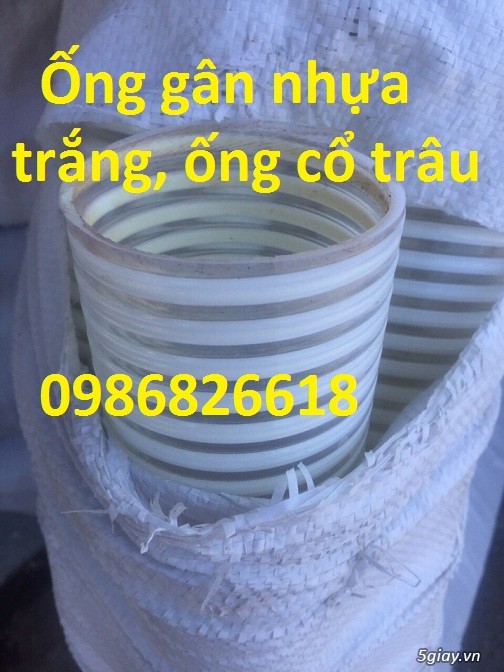 Cung cấp ống gân nhựa trắng, xanh phi 40 ống cổ trâu - 1