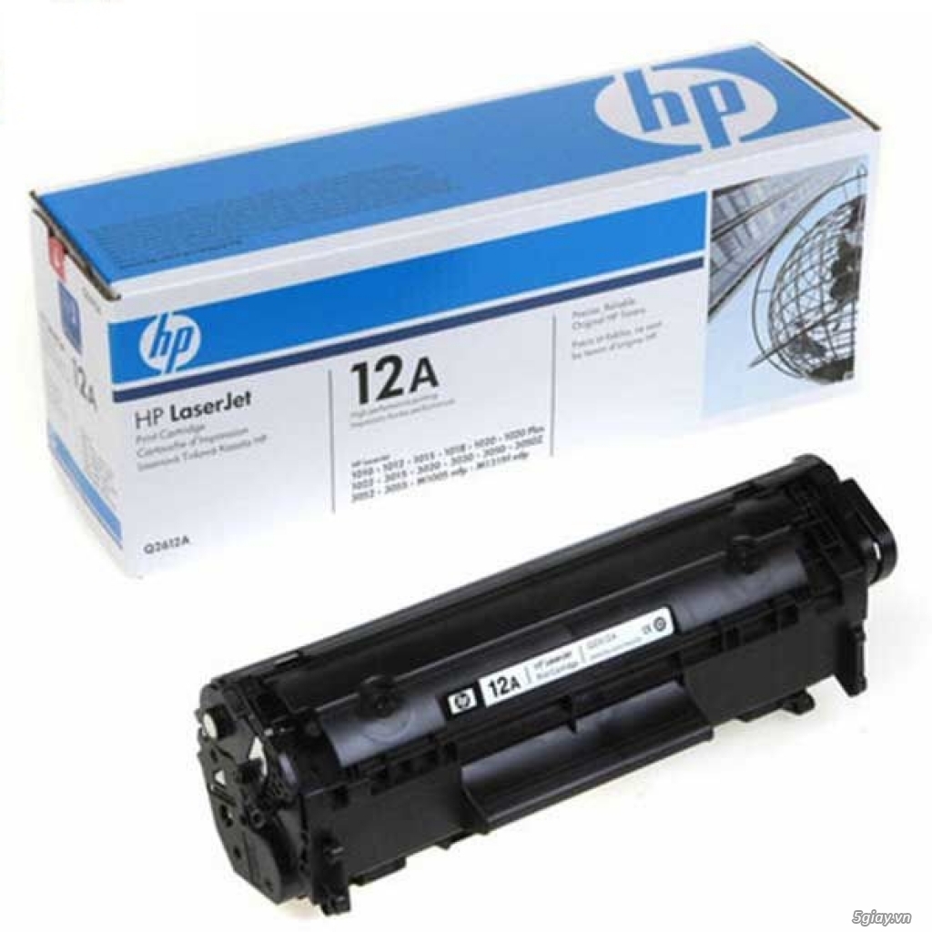 Hộp mực in Q2612A năng suất cao dùng cho máy in HP, Canon