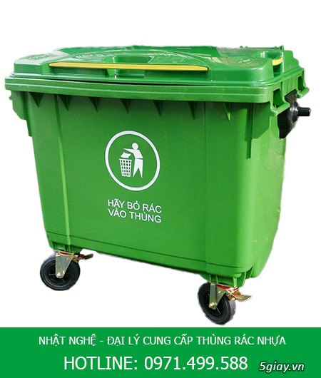 Bán thùng rác 120l, 240l 660l giá rẻ - chất lượng - hỗ trợ giao hàng - 2