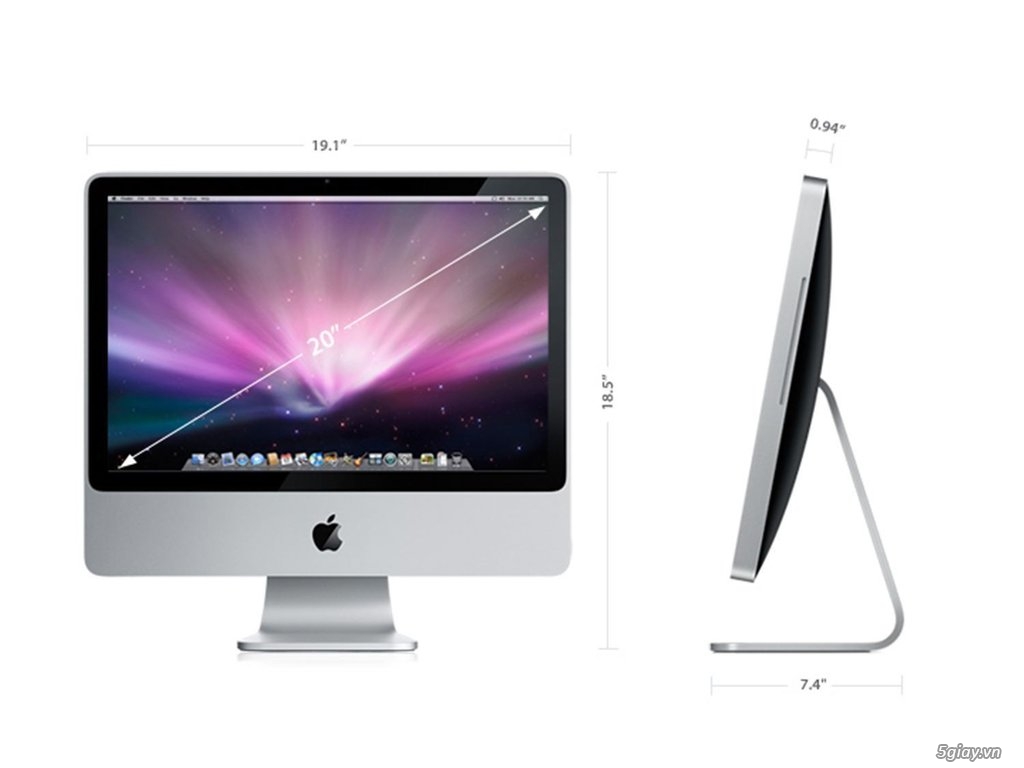 Imac 20” máy đẹp ram 8g ssd ...