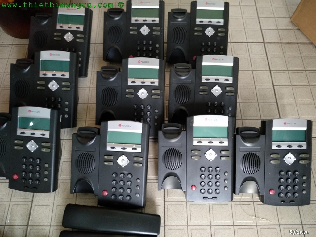 Bán điện thoại ip Polycom 331 cũ giá 700k/c - 1
