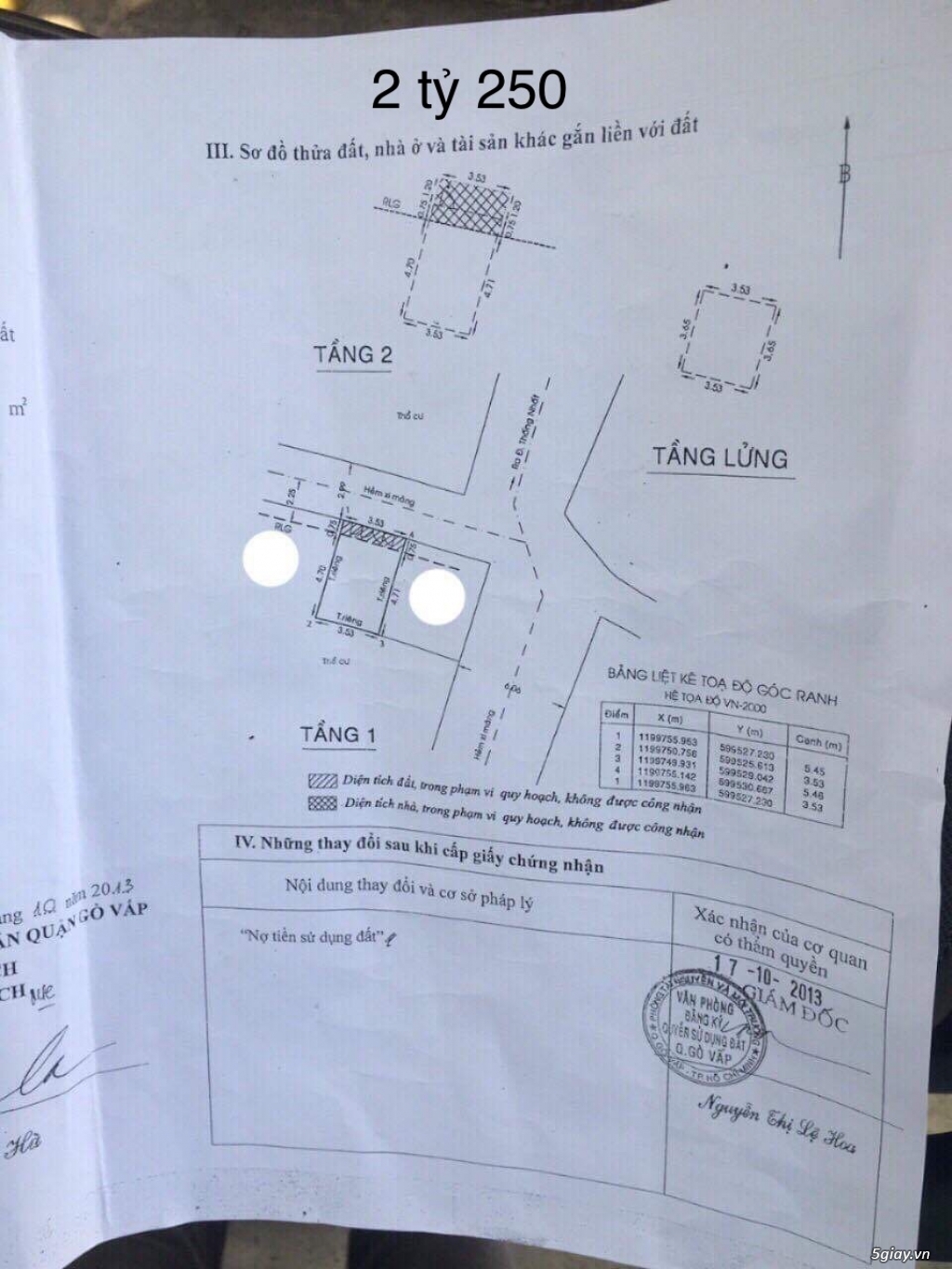 Bán nhà cấp 3 chính chủ - 1