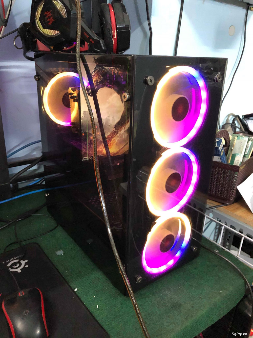 cần bán thùng case chiến game giá sinh viên + LCD - 1