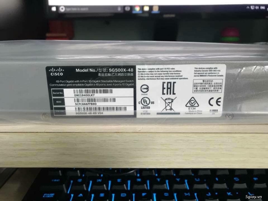 Thiết bị chuyển mạch Cisco dòng SMB SG500X-48