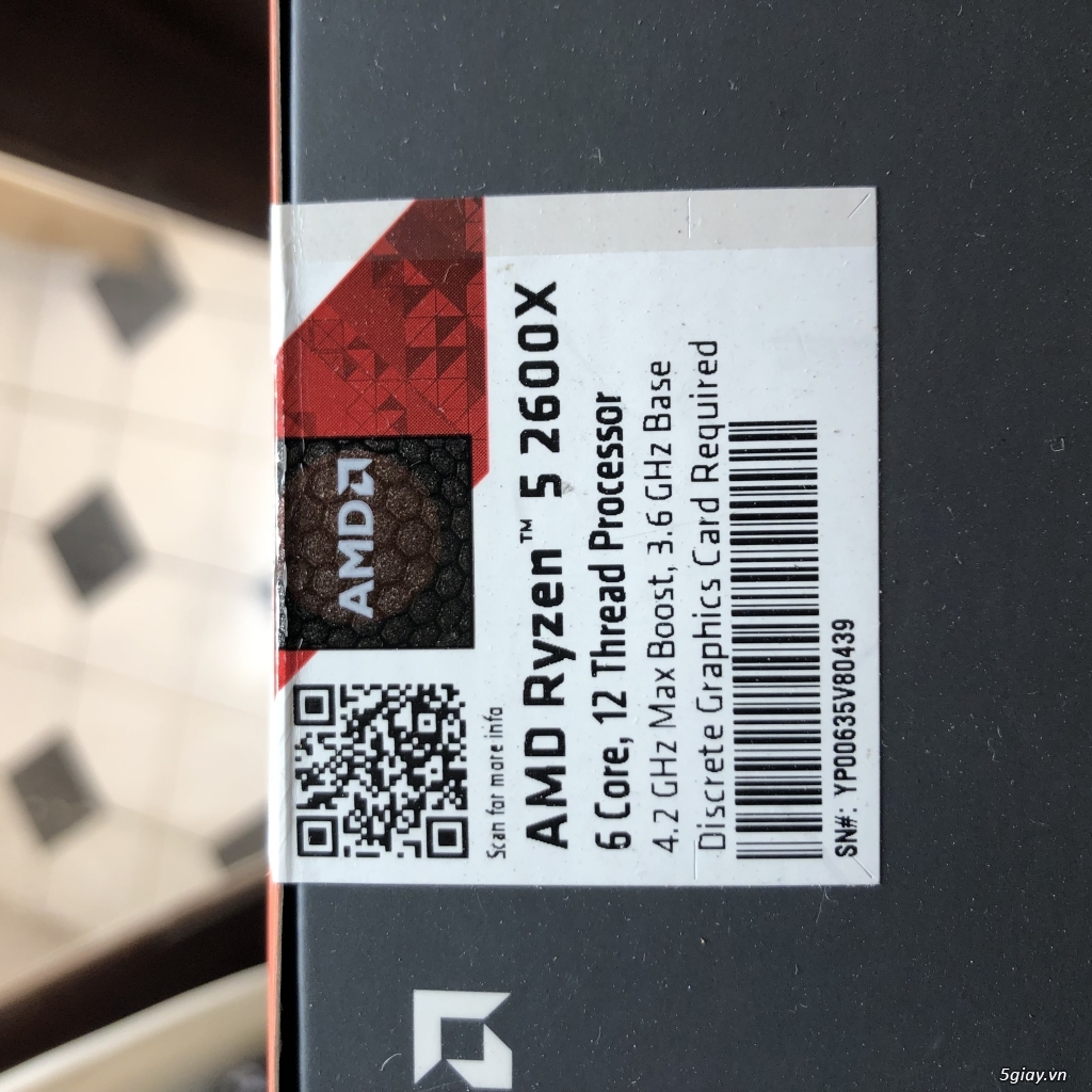 Cpu amd ryzen 2600x - 1