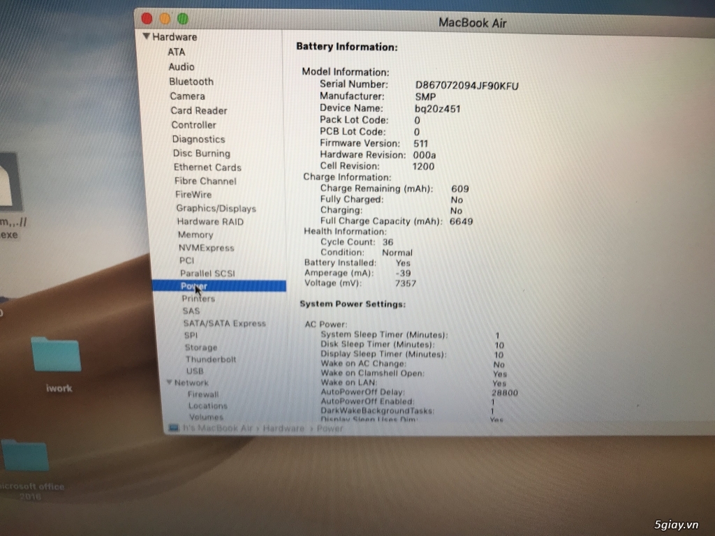 Macbook air 2015 99% - 5