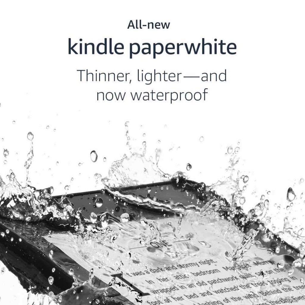 Máy đọc sách Amazon Kindle PaperWhite Gen 4 8GB ver 2019 chống nước - 4