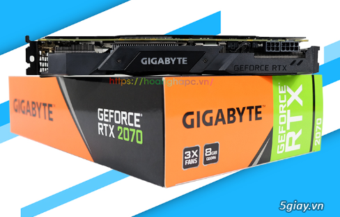 Card màn hình 8GB-(N2070WF3-8GC)	GIGABYTE Geforce RTX2070 (256bit) PCI