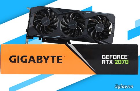Card màn hình 8GB-(N2070WF3-8GC)	GIGABYTE Geforce RTX2070 (256bit) PCI - 1