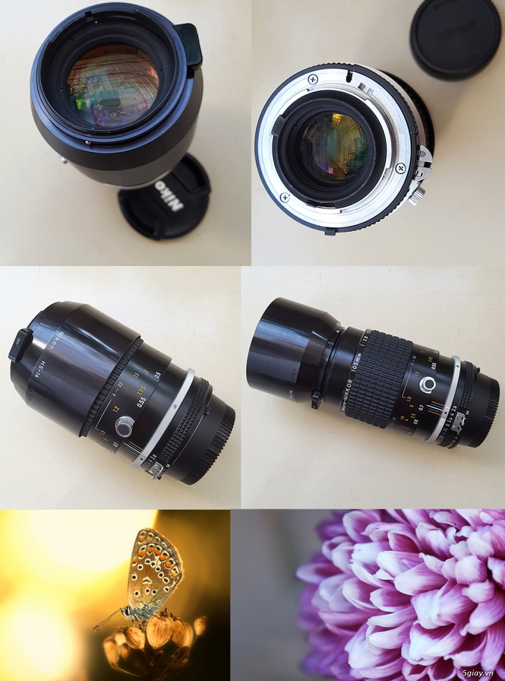 HCM-Bán lens Nikon 105/2.8 Macro AIS mới đẹp long lanh