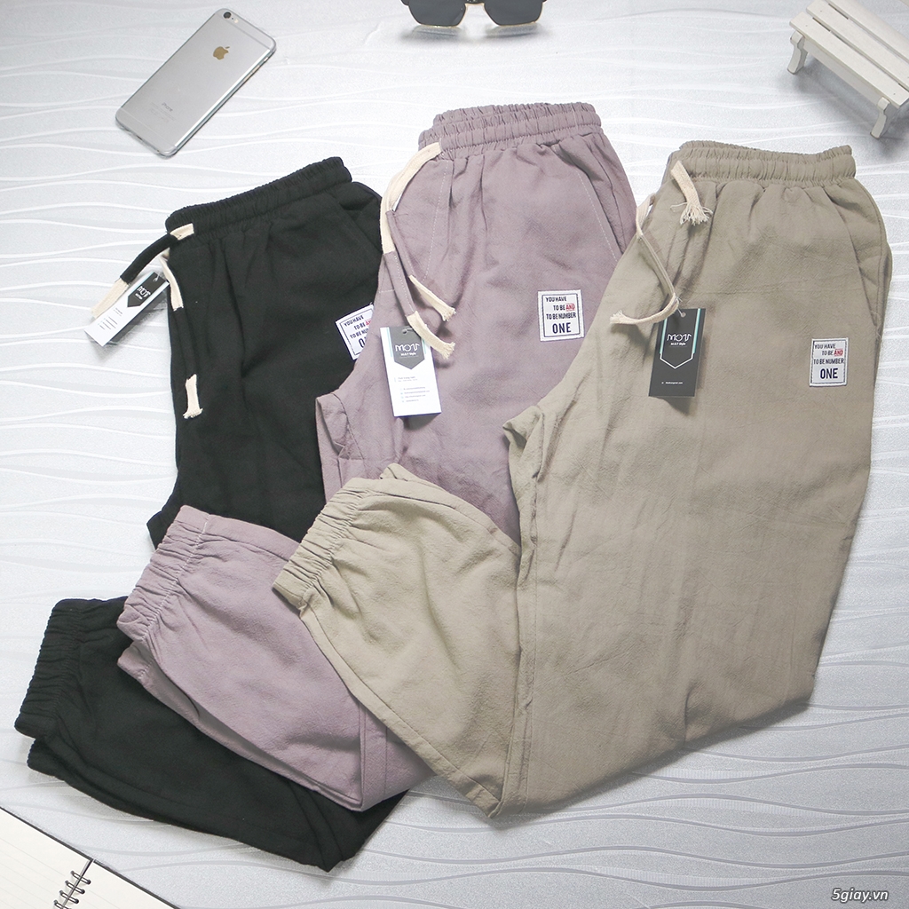 Bán Quần Jogger Nam Chất Đũi - 3