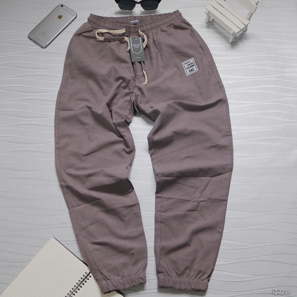 Bán Quần Jogger Nam Chất Đũi - 1