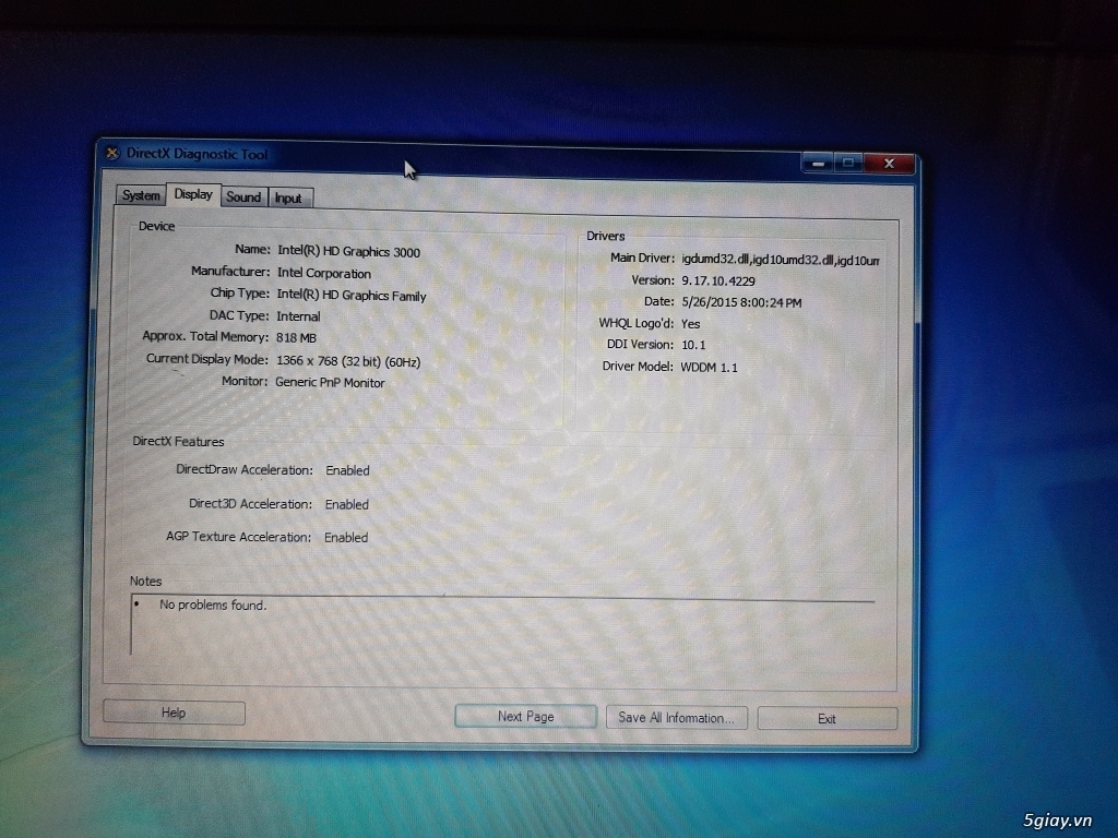 HCM - Bán Laptop Acer Aspire 4750 - 1