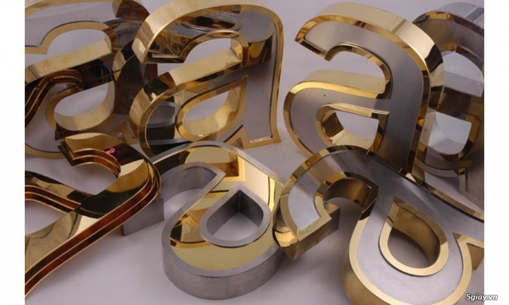 Tổng hợp những mẫu chữ inox vàng đẹp, giá rẻ, chất lượng - 6