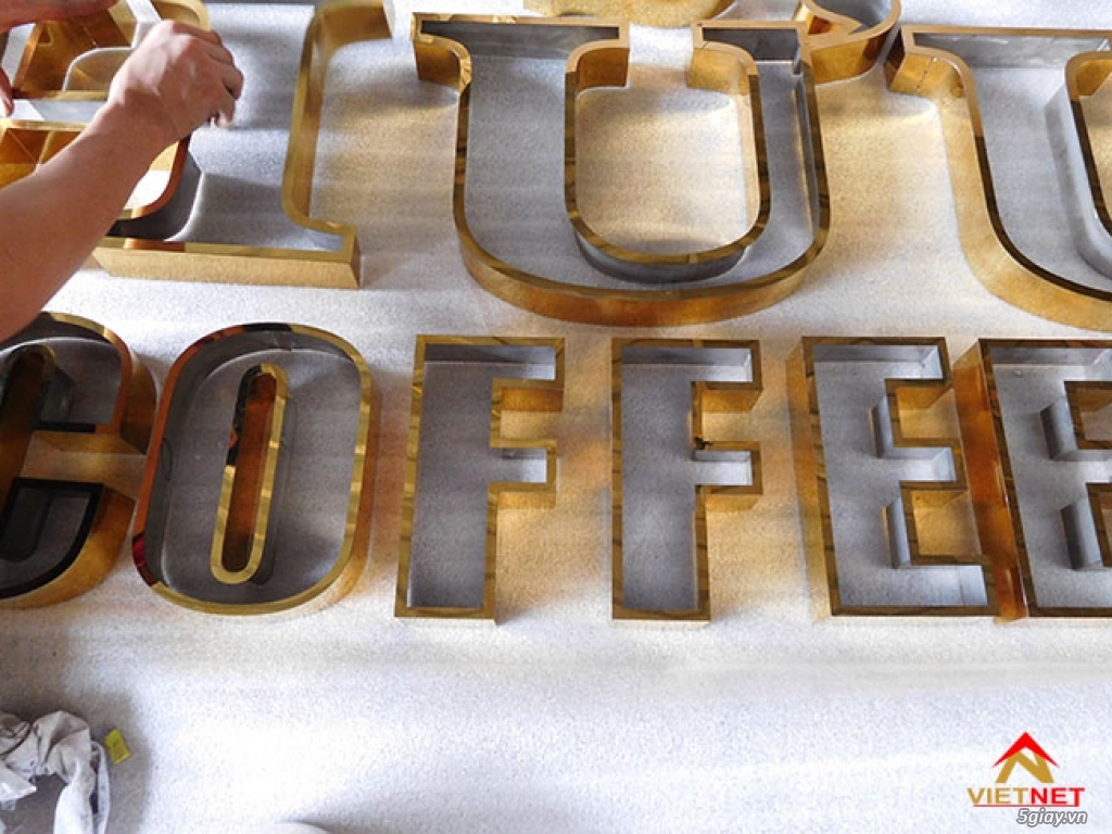 Tổng hợp những mẫu chữ inox vàng đẹp, giá rẻ, chất lượng - 5