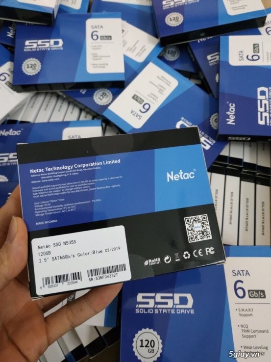Ổ cứng SSD Netac 120gb newfullbox bh 3 năm - 1