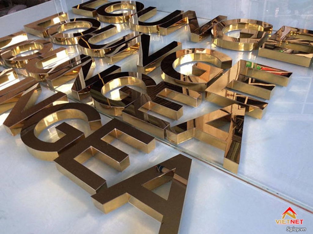 Tổng hợp những mẫu chữ inox vàng đẹp, giá rẻ, chất lượng - 10