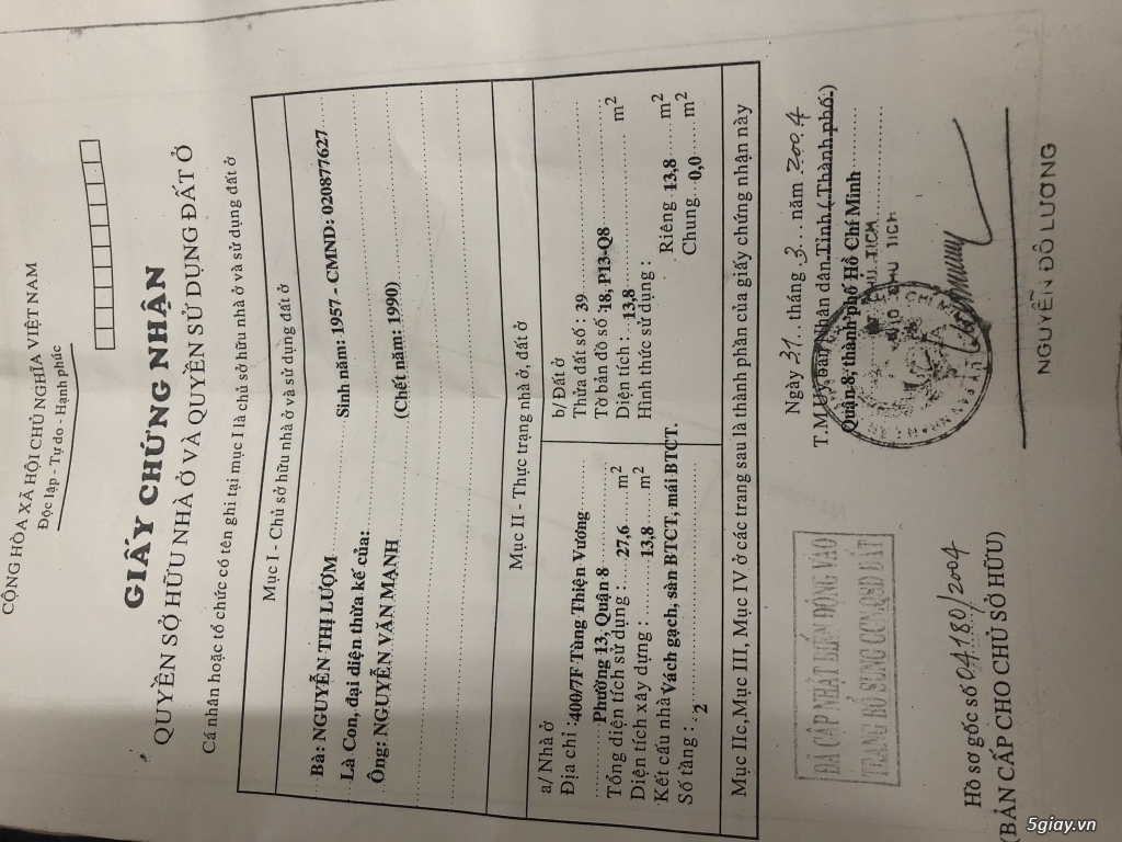 Cần bán nhà quận 8 bé bé xinh xinh - 2