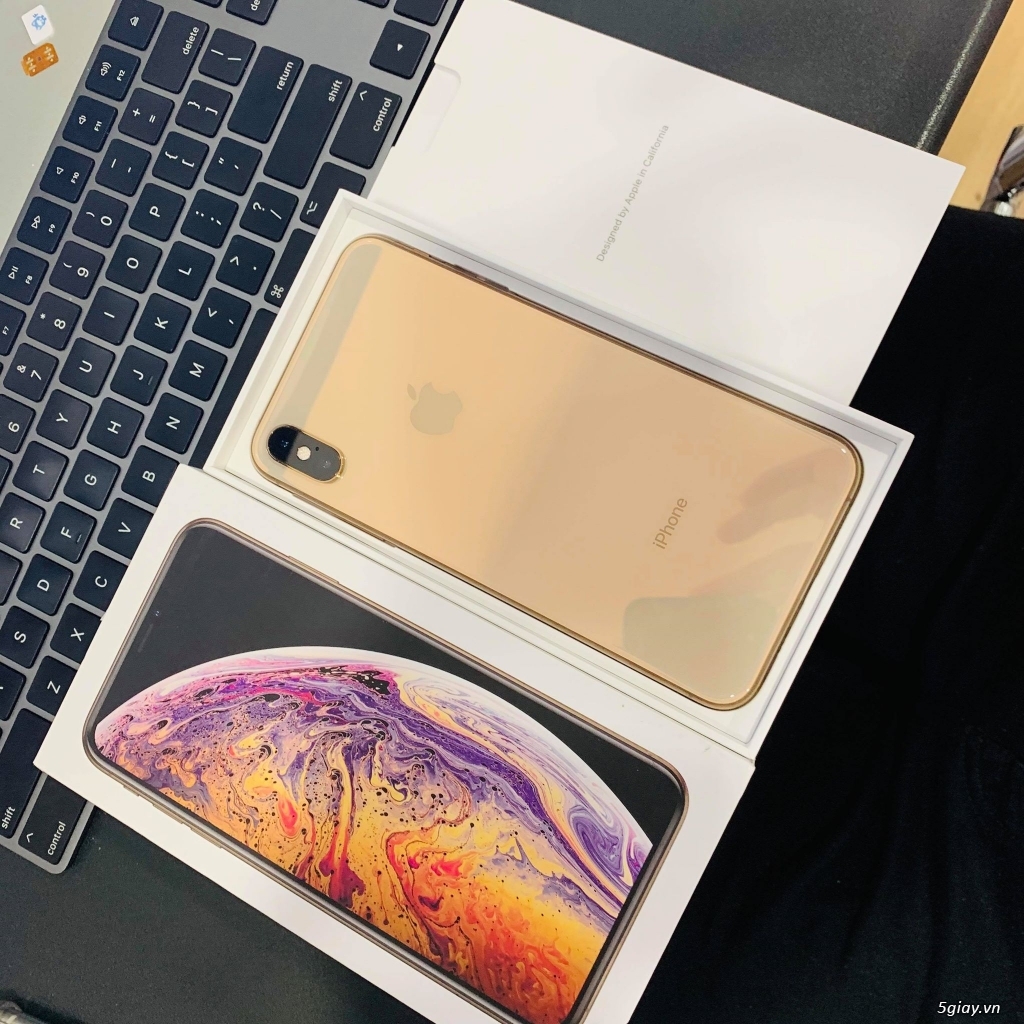 iPhone Xs Max 512Gb Gold Quốc tế New 99 5giay