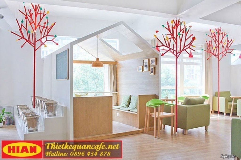 Thiết Kế Quán Trà Sữa Milk Tree Concept Độc Lạ - 3
