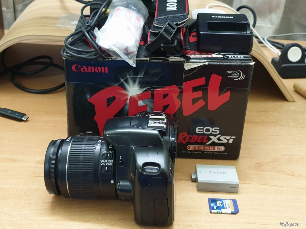 Canon EOS 450D + Kit 18-55 Mới 96%