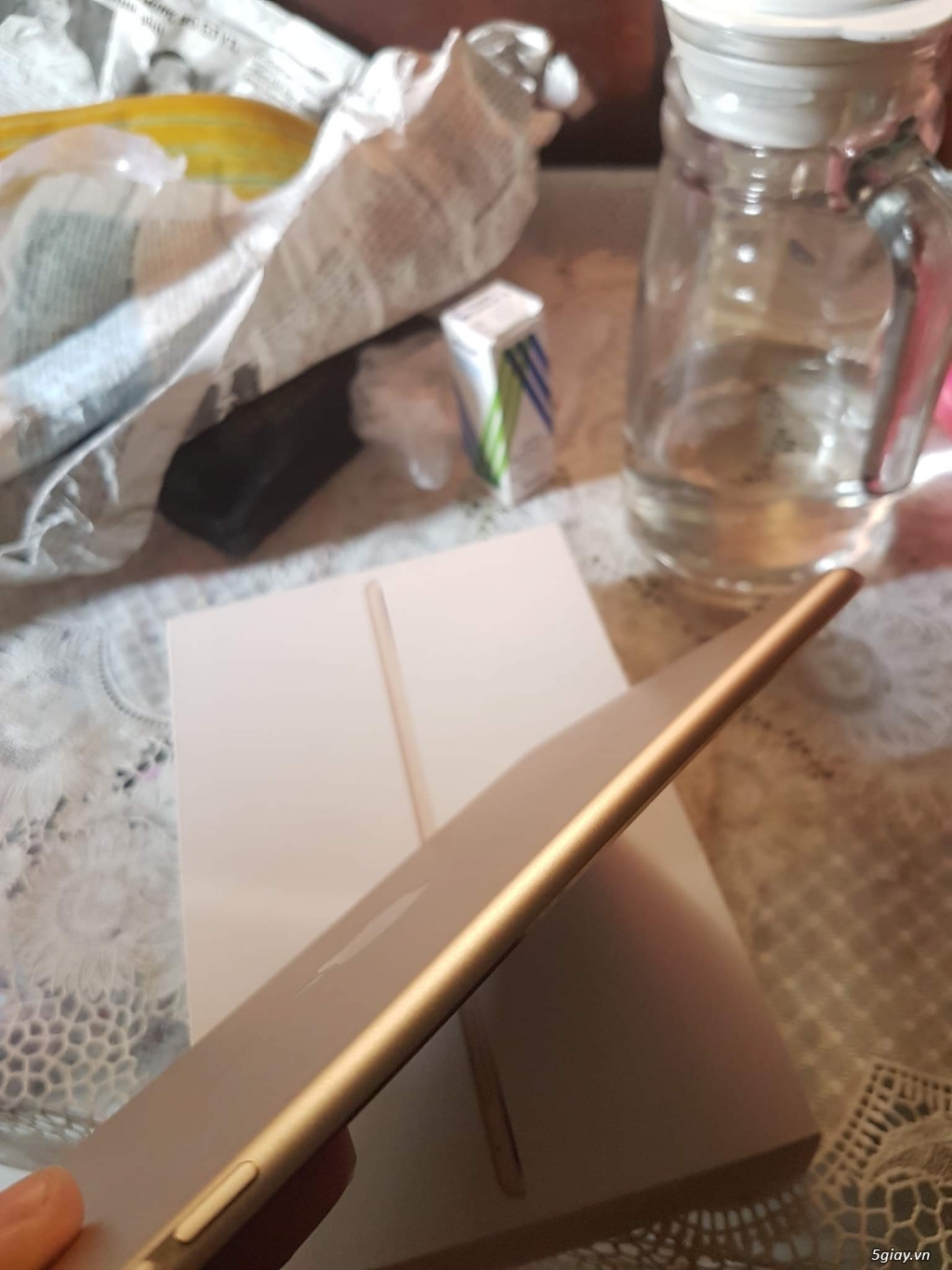 Ipad mini 4 gold 128gb WIFI, full hộp mới 99,9% - 1
