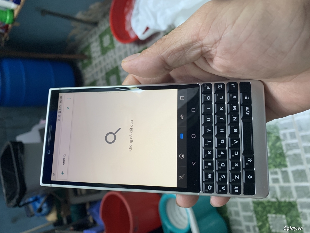 Blackberry key 2sim bạc đep zin cây - 4