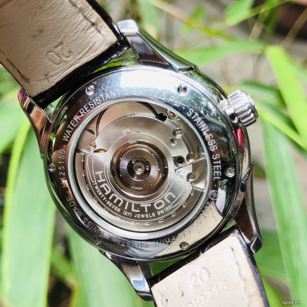 Hamilton jazzmaster automatic chính hãng thuỵ sĩ - 6