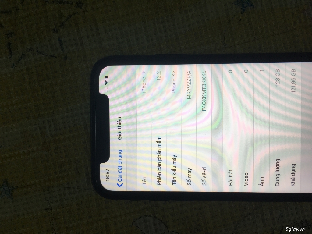 Iphone XR 128gb đen quốc tế zp/a còn BH 11/2019