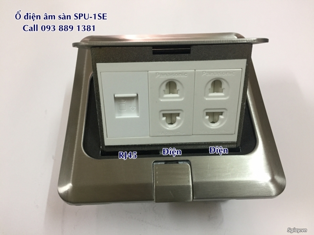 Ổ âm sàn vga+ HDM+ Audio, đế âm sàn đồng, ổ điện đôi âm sàn simenzi, ổ USB âm sàn giá rẻ tại HN - 5