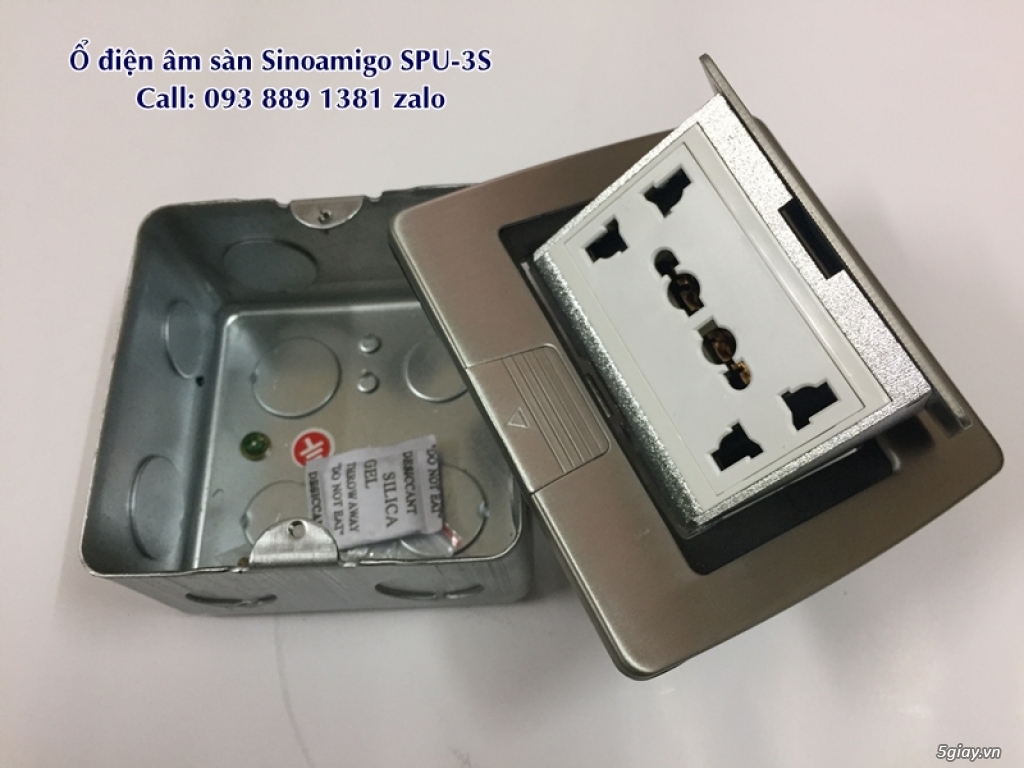 Ổ âm sàn vga+ HDM+ Audio, đế âm sàn đồng, ổ điện đôi âm sàn simenzi, ổ USB âm sàn giá rẻ tại HN - 3