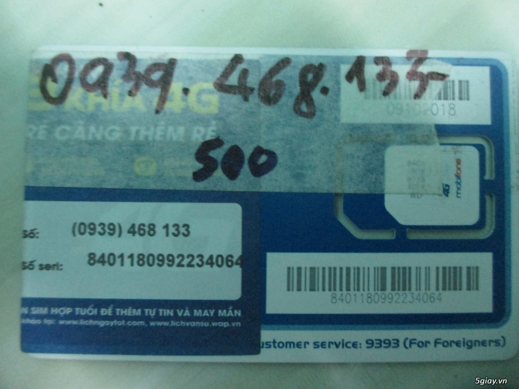 sim 4G số dễ nhớ giá rẻ